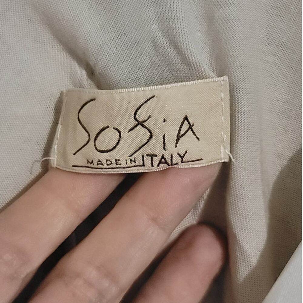 Sofia Italy Silk Blend Python Print Oversized Flo… - image 4